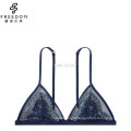 Chine personnalisé et en gros images de hot girl dentelle transparente décorée triangle typique dernière mode sexy soutien-gorge